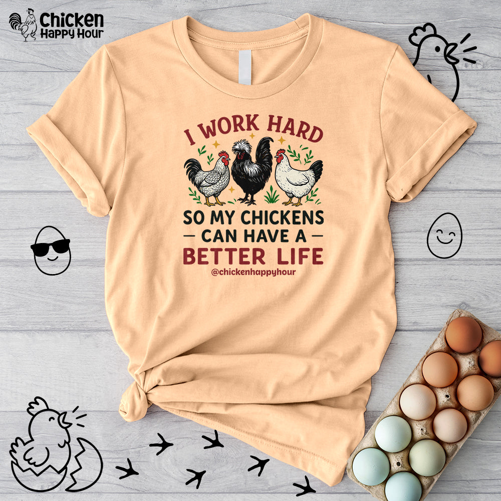 I Work Hard Unisex Tee