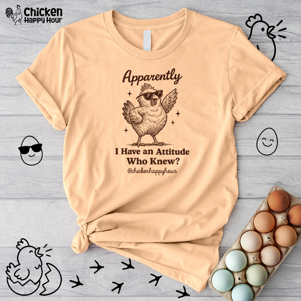 Apparently I Have Attitude Unisex Tee