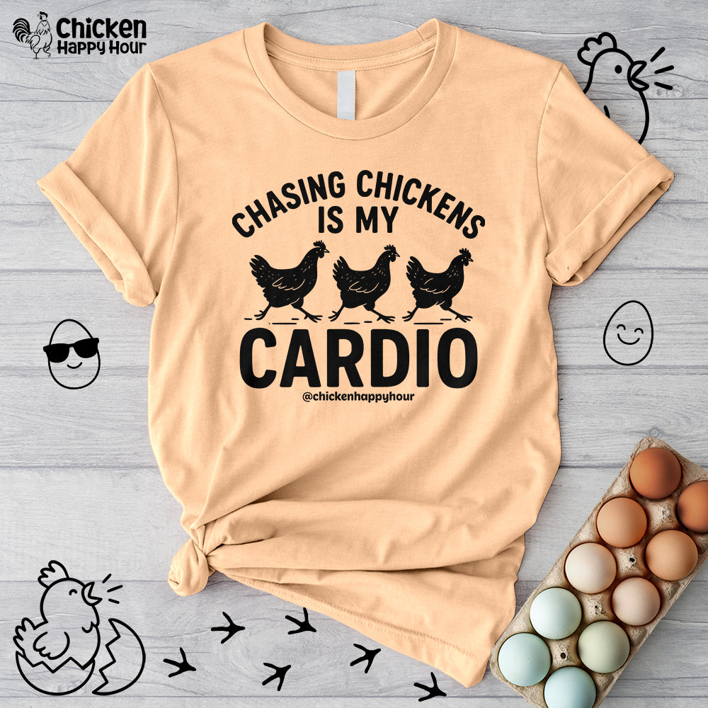 Chasing Chickens is My Cardio Unisex Tee