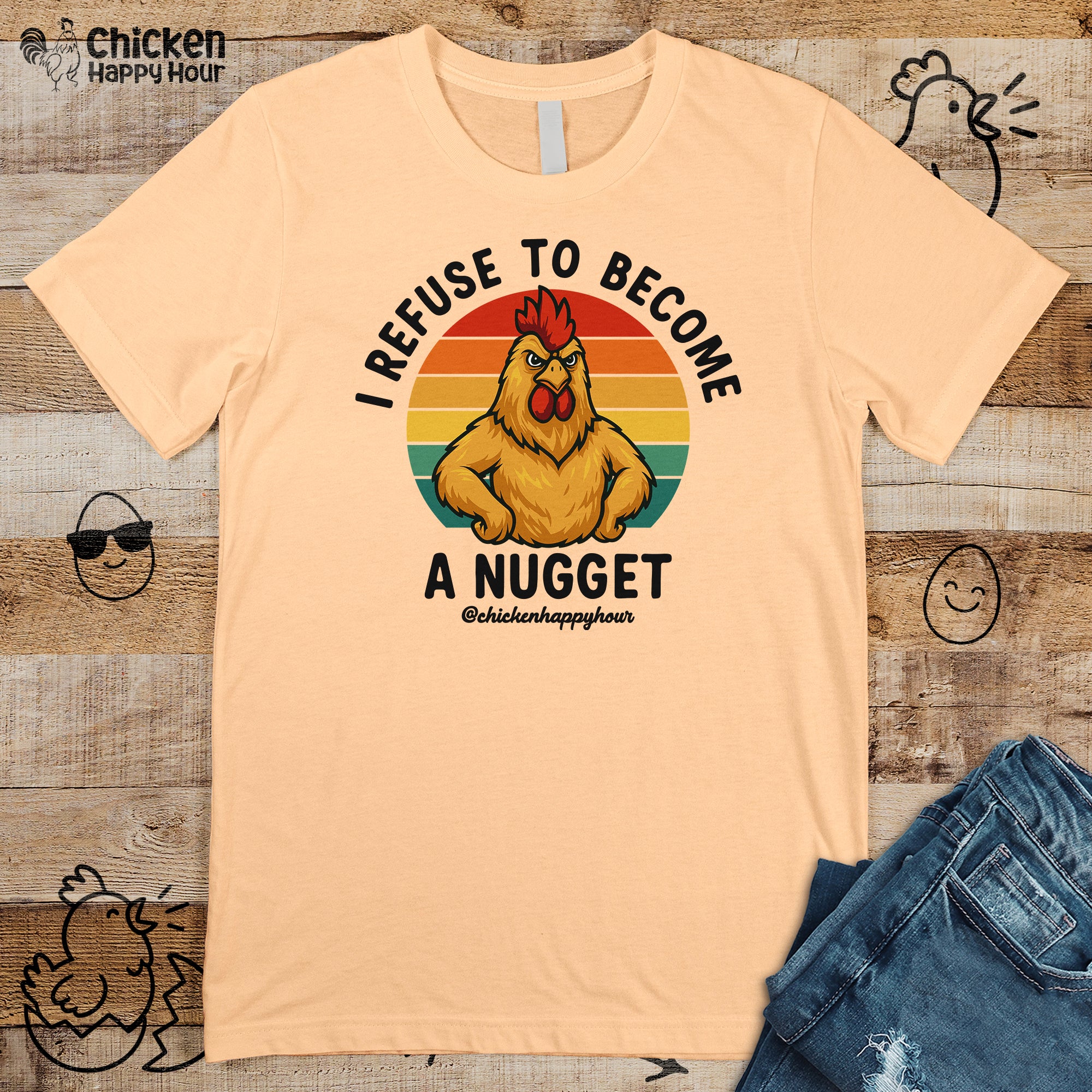 I Refuse To Become A Nugget Unisex Tee
