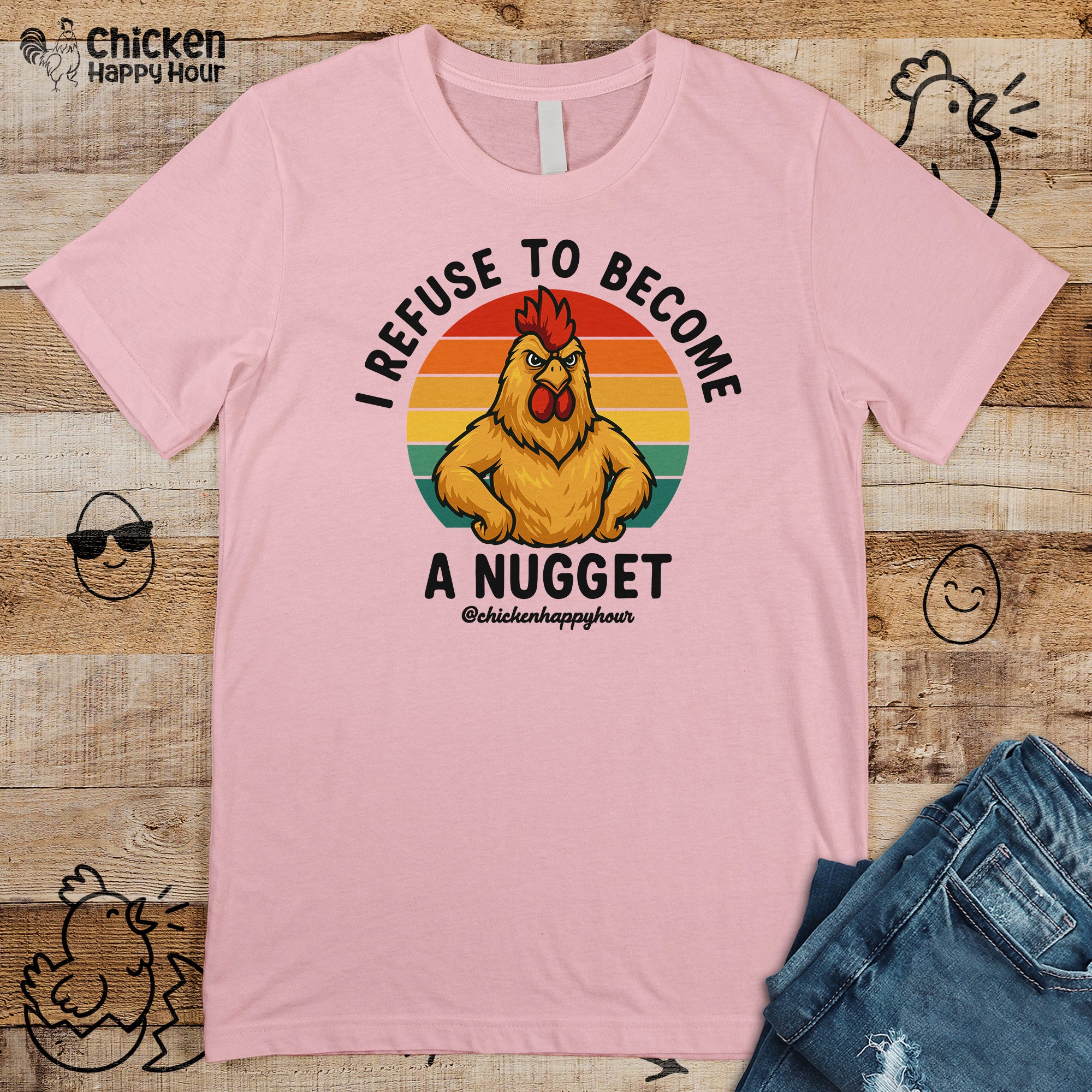 I Refuse To Become A Nugget Unisex Tee