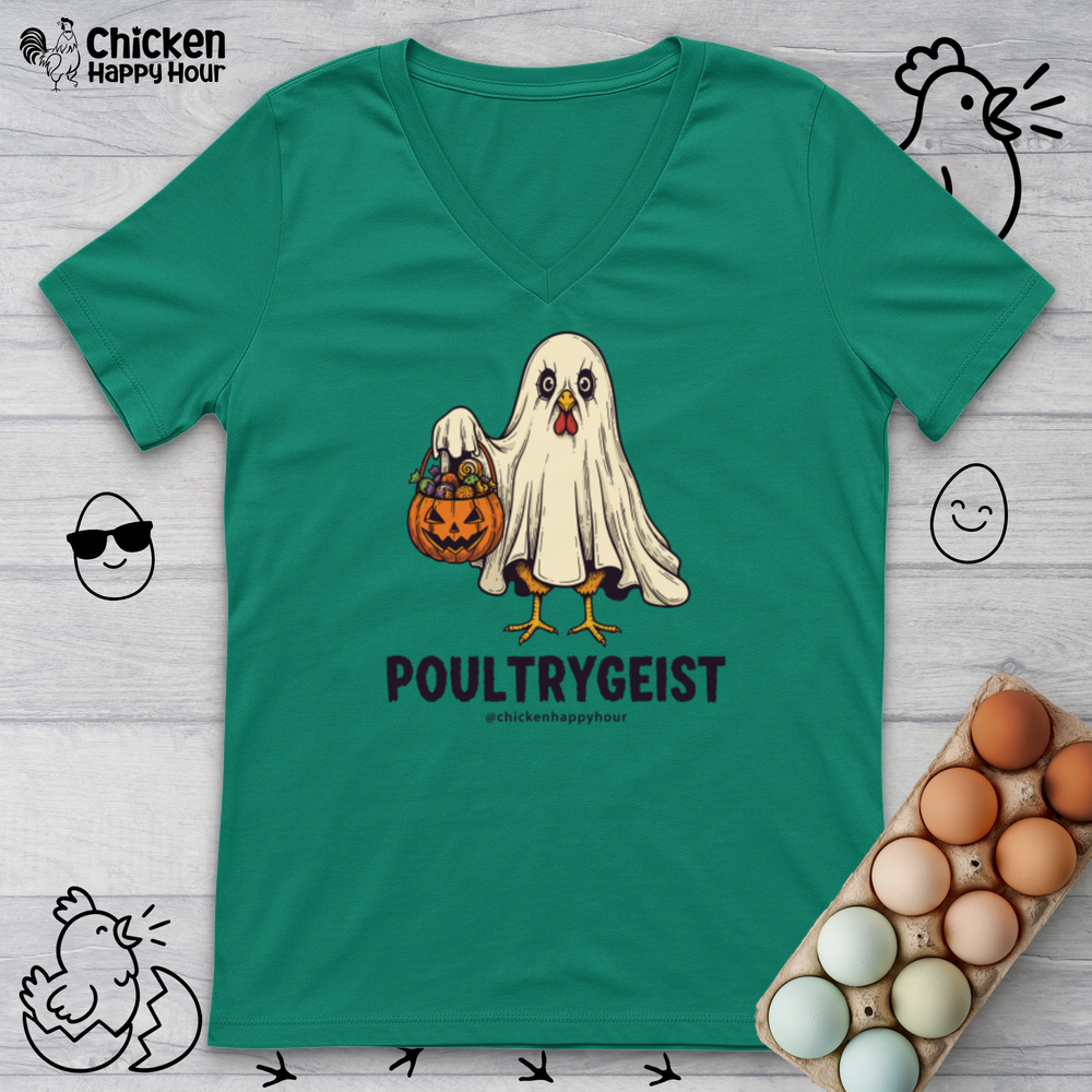 Poultrygeist V-Neck Tee