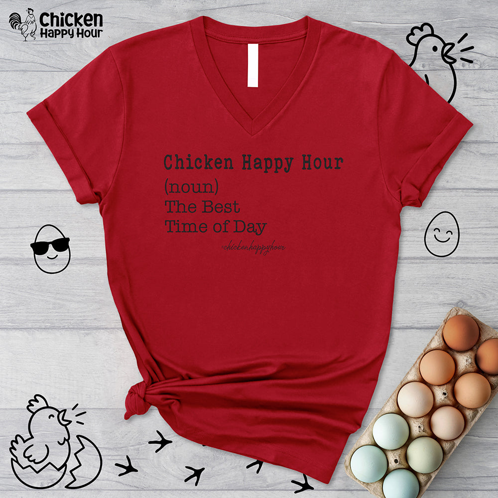 The Best Time of Day V-Neck Tee