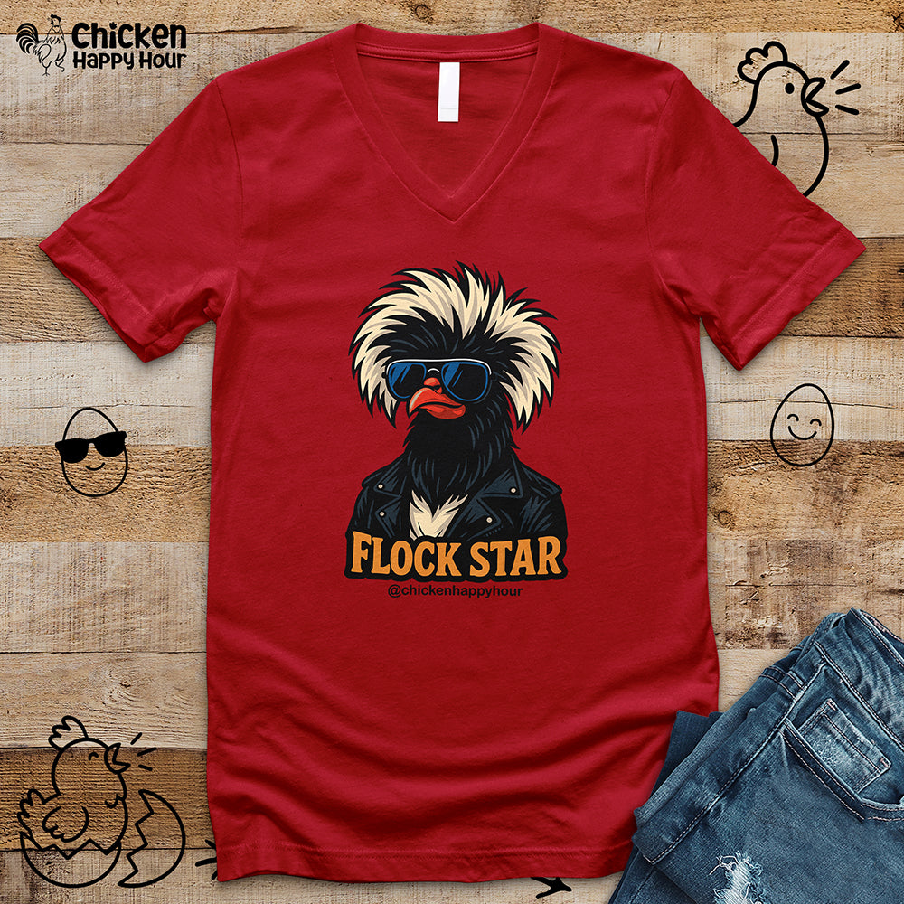 Flock Star 2 V-Neck Tee