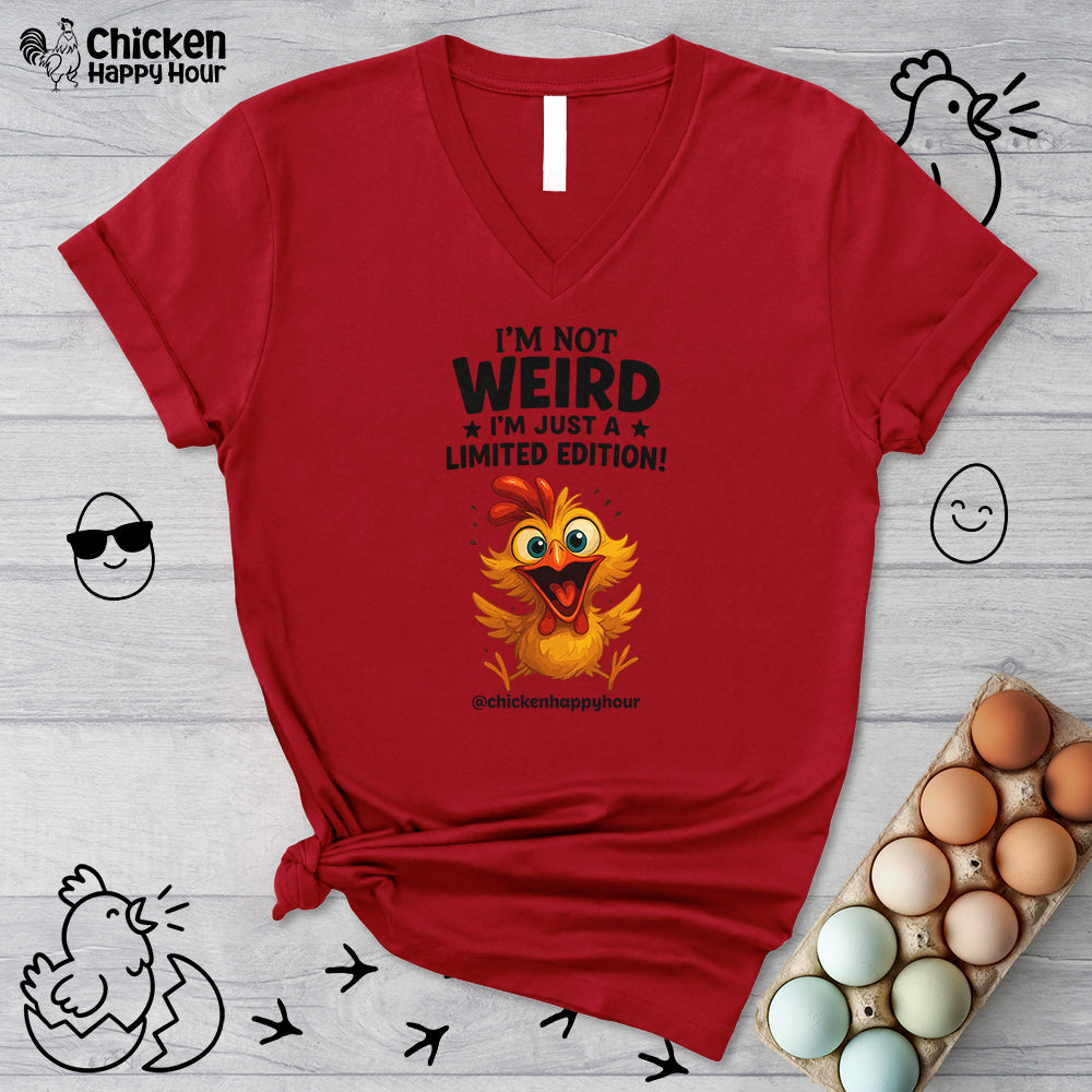 I Am Not Weird V-Neck Tee