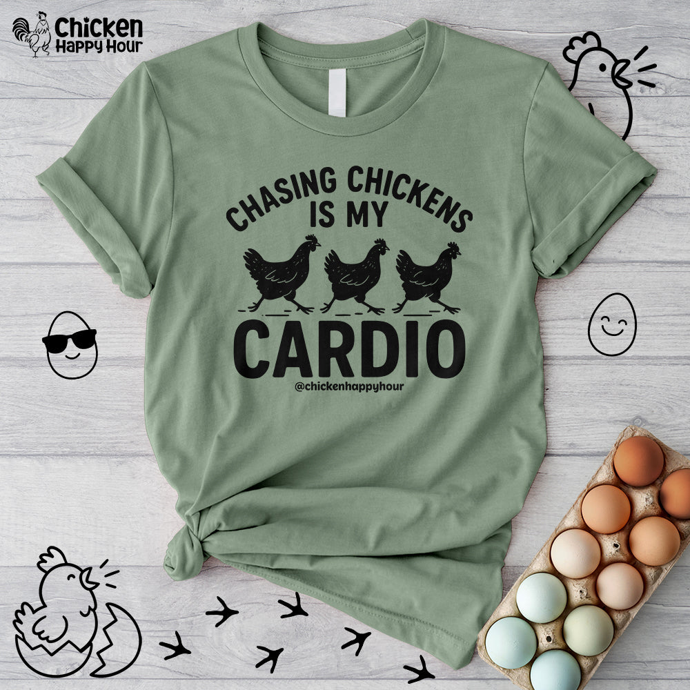 Chasing Chickens is My Cardio Unisex Tee