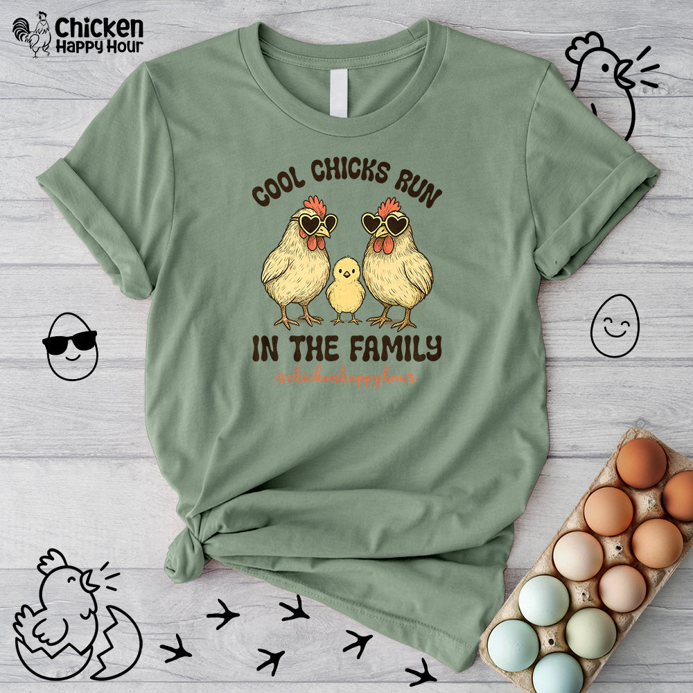 Cool Chicks Run in the Family Unisex Tee