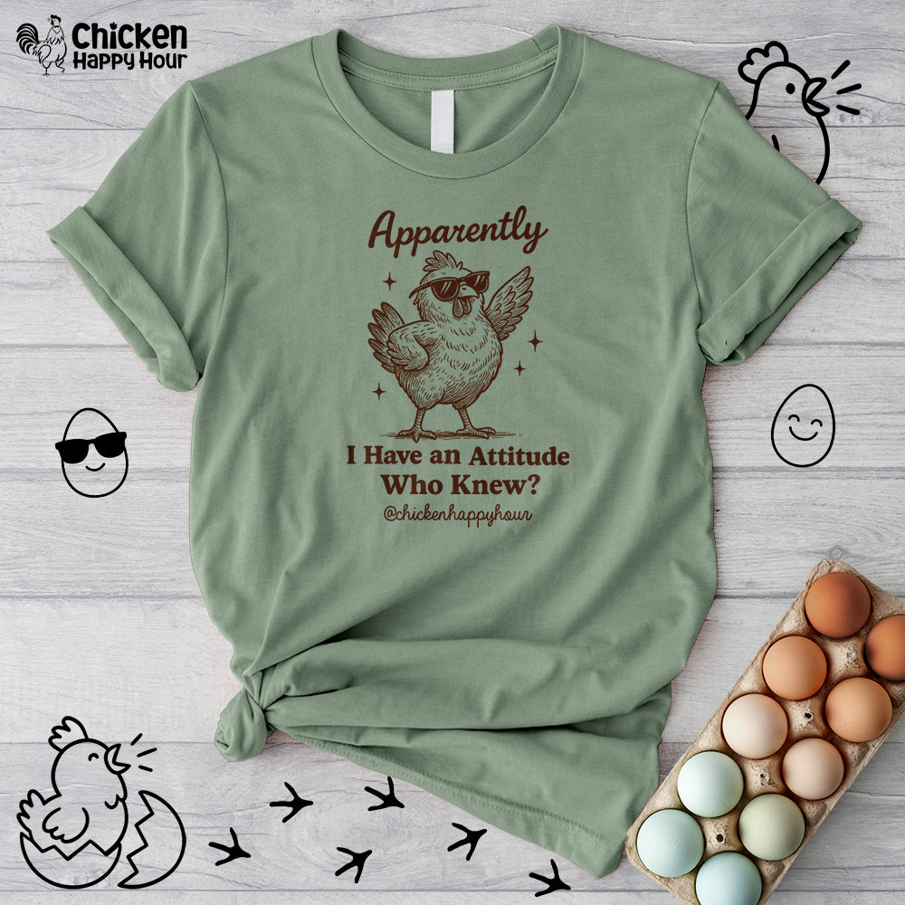 Apparently I Have Attitude Unisex Tee