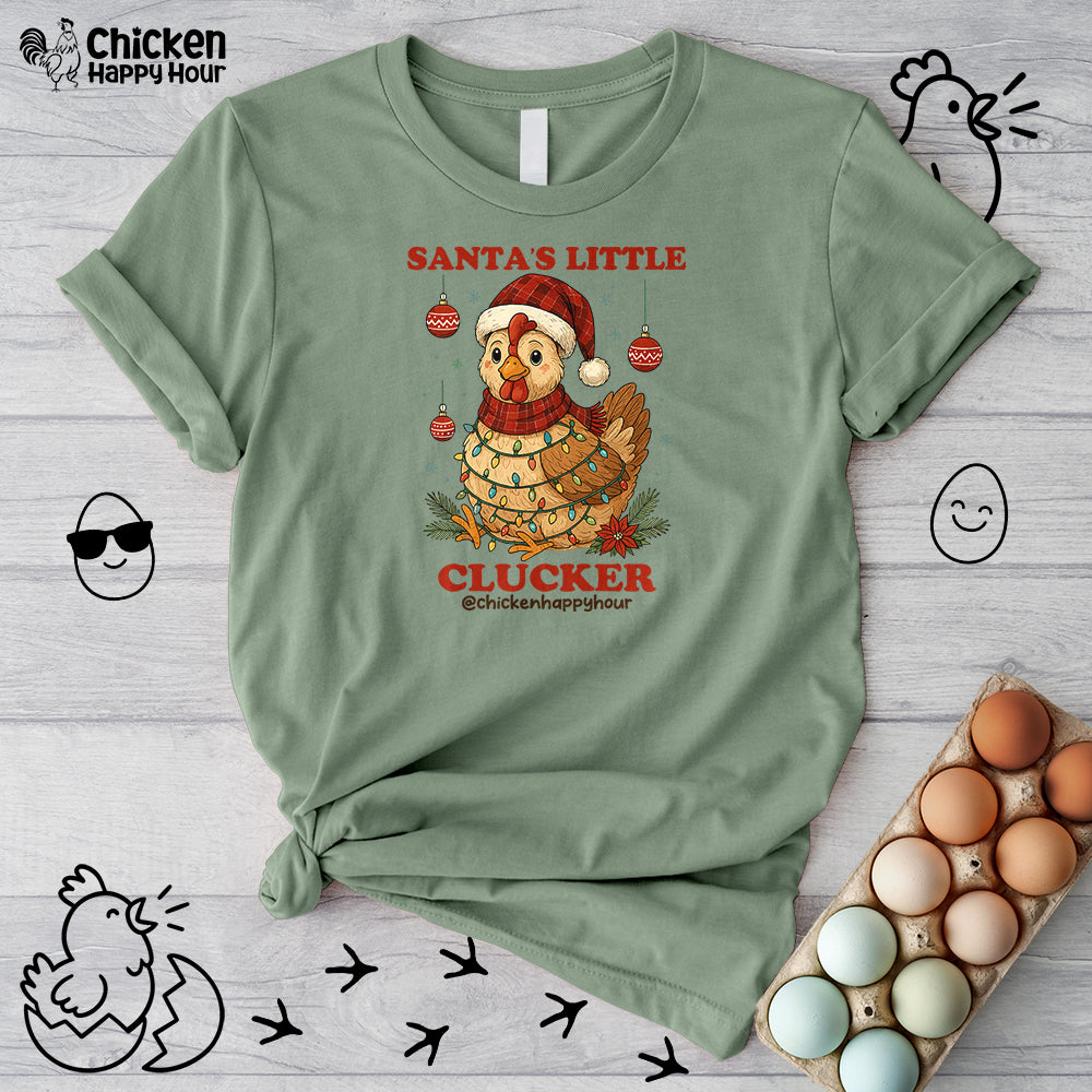 Santa’s Little Clucker Unisex Tee