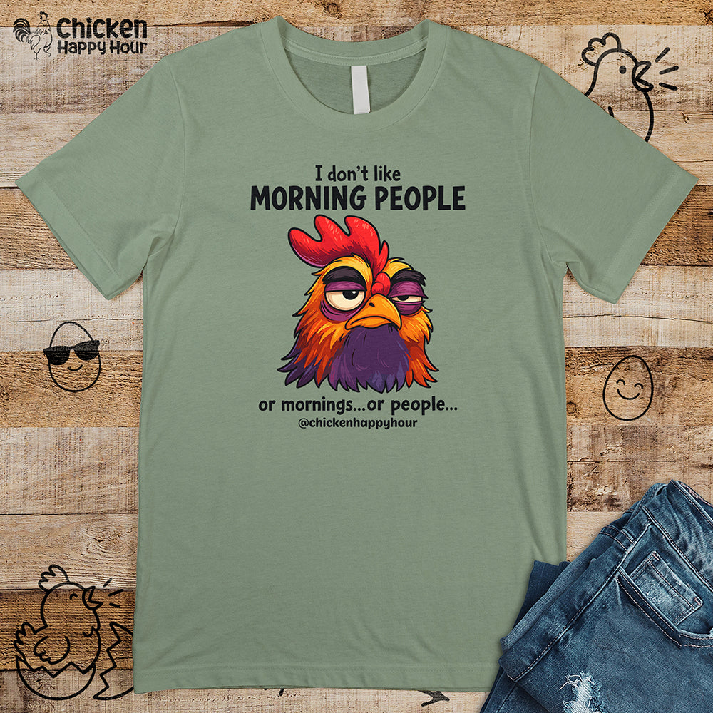 I Don't Like Morning People Unisex Tee