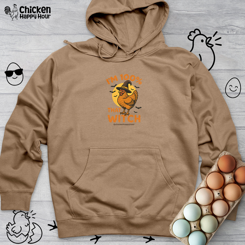 I'm 100% That Witch Hooded Sweatshirt