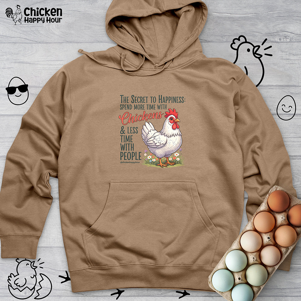 The Secret to Happiness Hooded Sweatshirt
