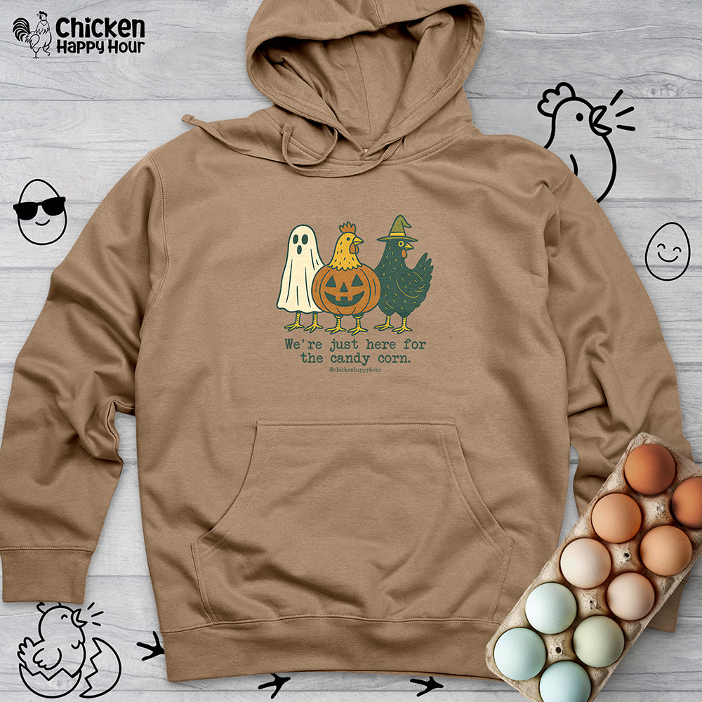 We're Just Here For the Candy Corn Hooded Sweatshirt