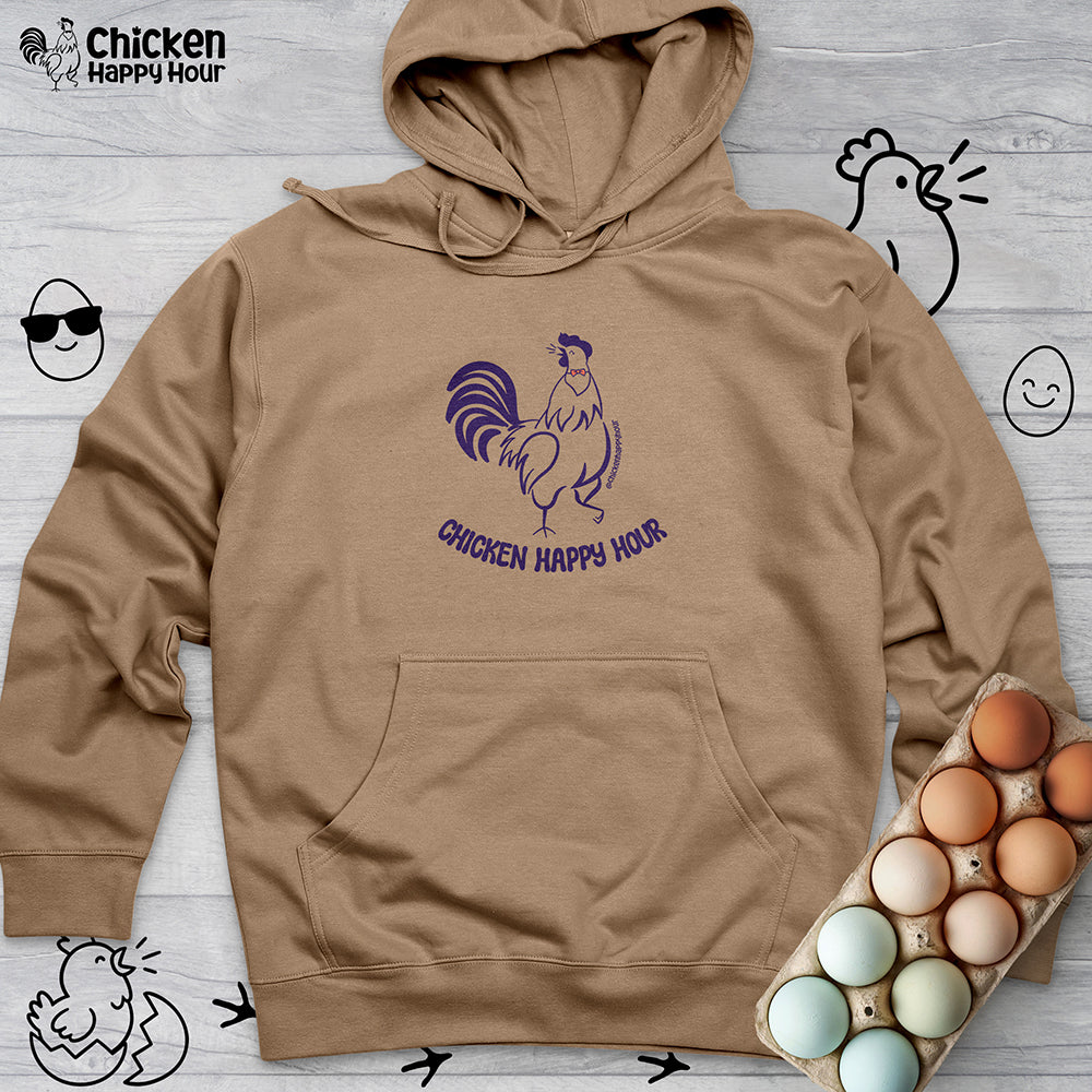 Feminine Chicken Hooded Sweatshirt