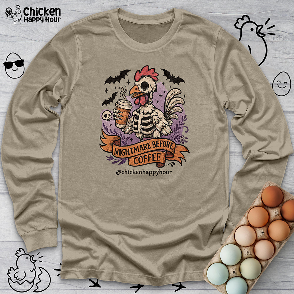 Nightmare Before Coffee Long Sleeve
