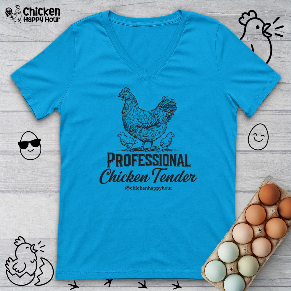 Professional Chicken Tender V-Neck Tee