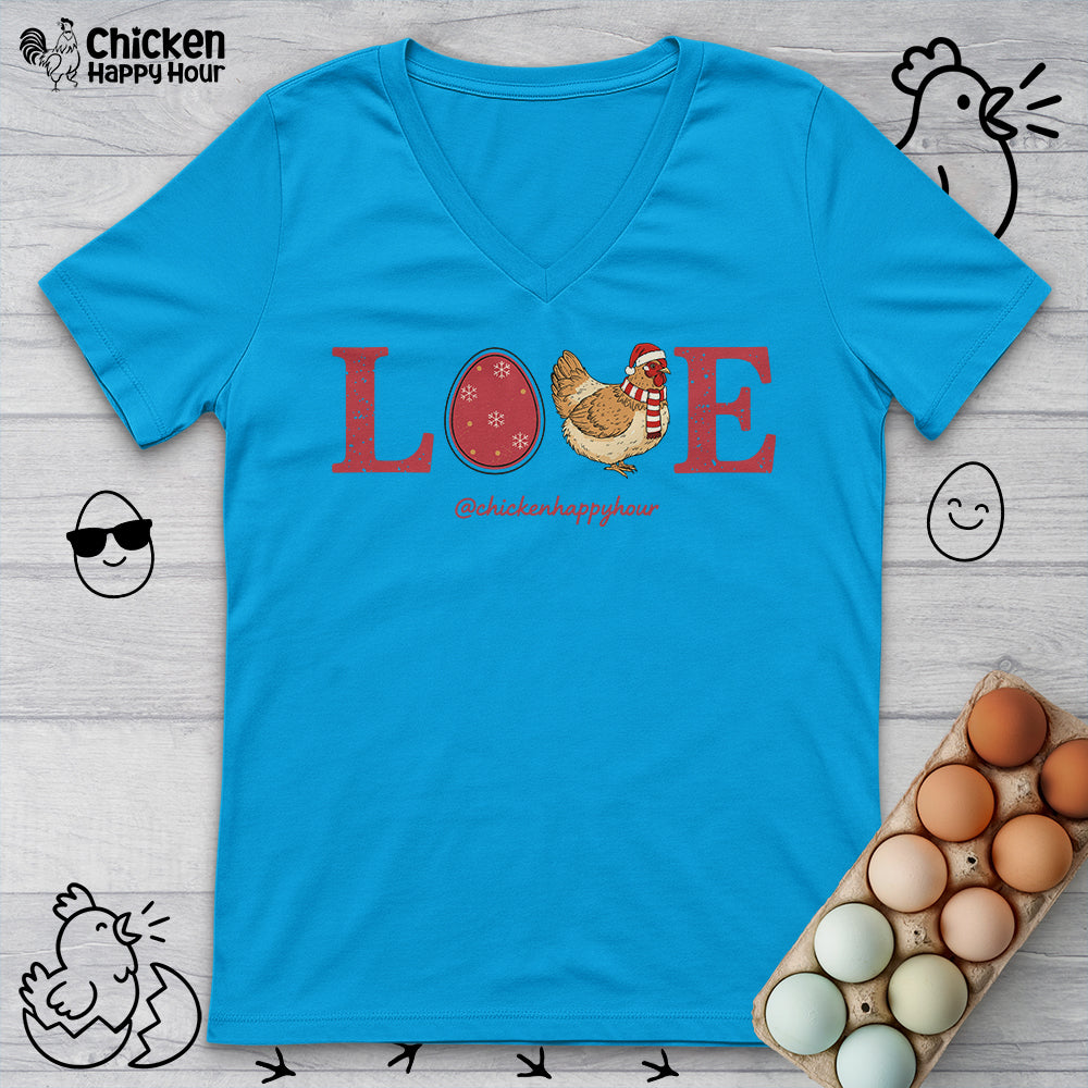 Love Chicken V-Neck Tee