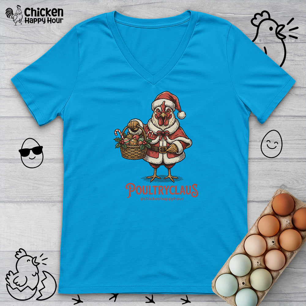 Poultryclaus V-Neck Tee
