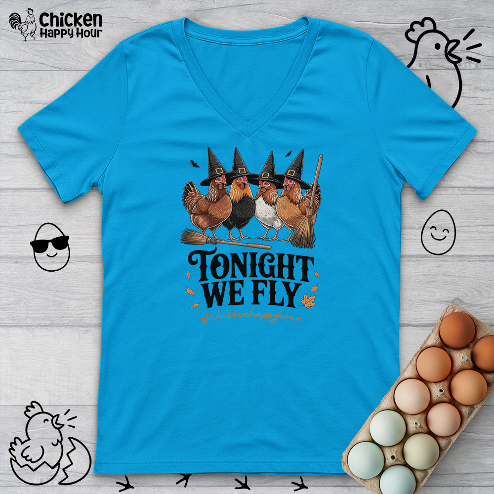 Tonight We Fly V-Neck Tee
