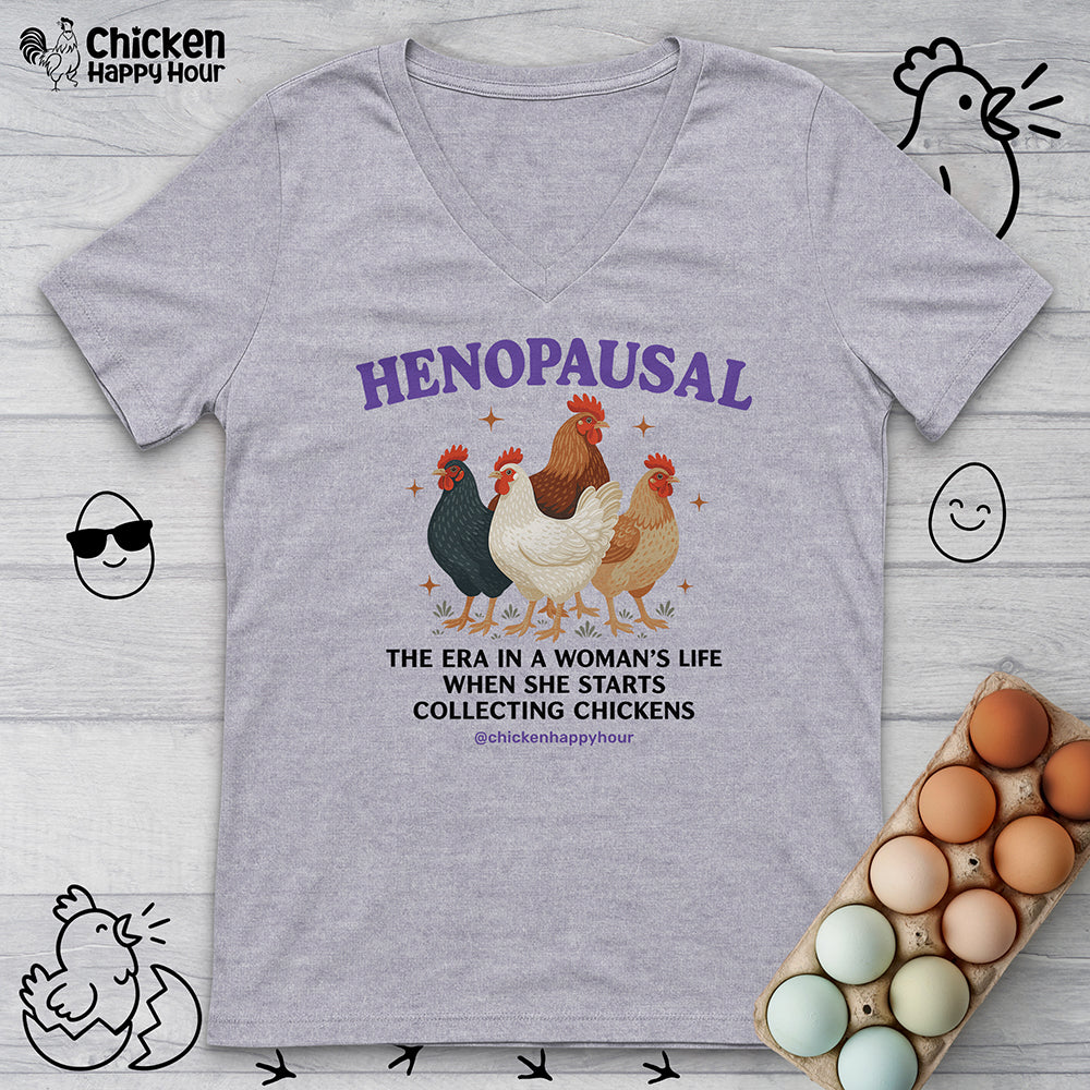 Henopausal V-Neck Tee