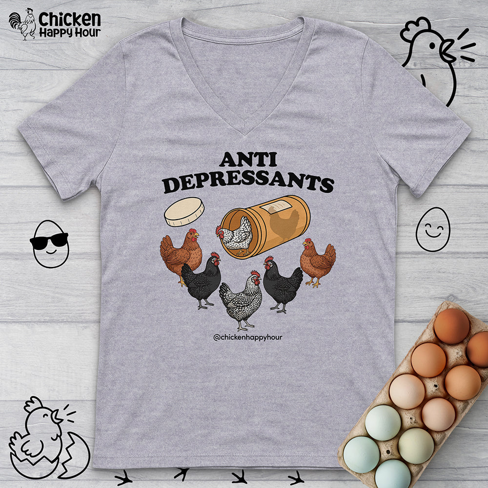 Anti Depressants V-Neck Tee