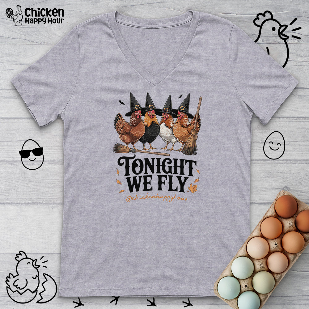 Tonight We Fly V-Neck Tee
