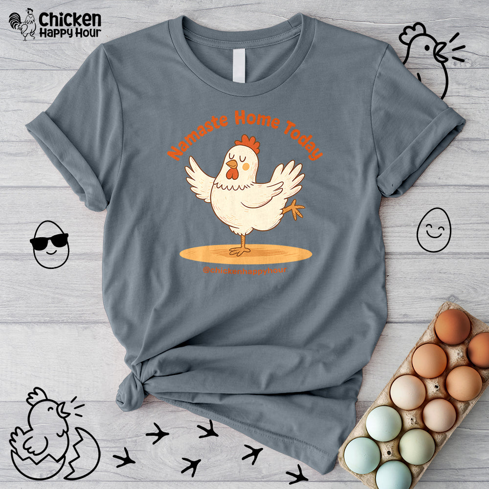 Namaste Cluck Unisex Tee