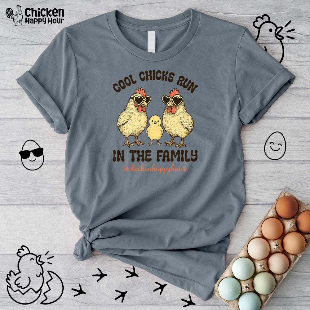 Cool Chicks Run in the Family Unisex Tee