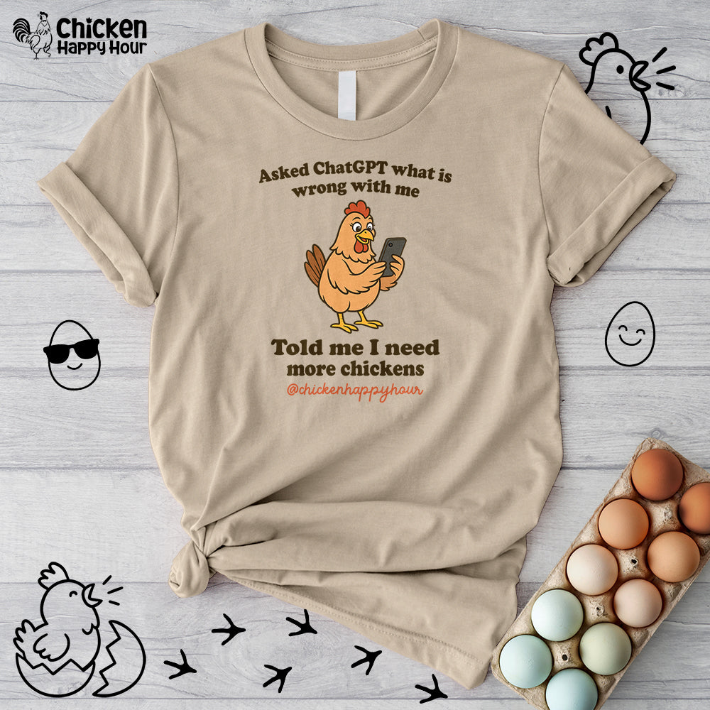Asked CHATGPT What is Wrong Unisex Tee