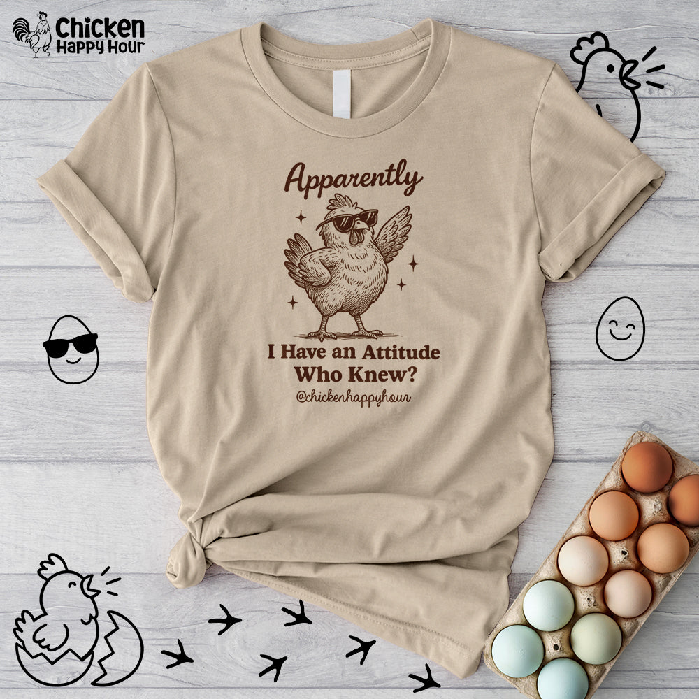 Apparently I Have Attitude Unisex Tee