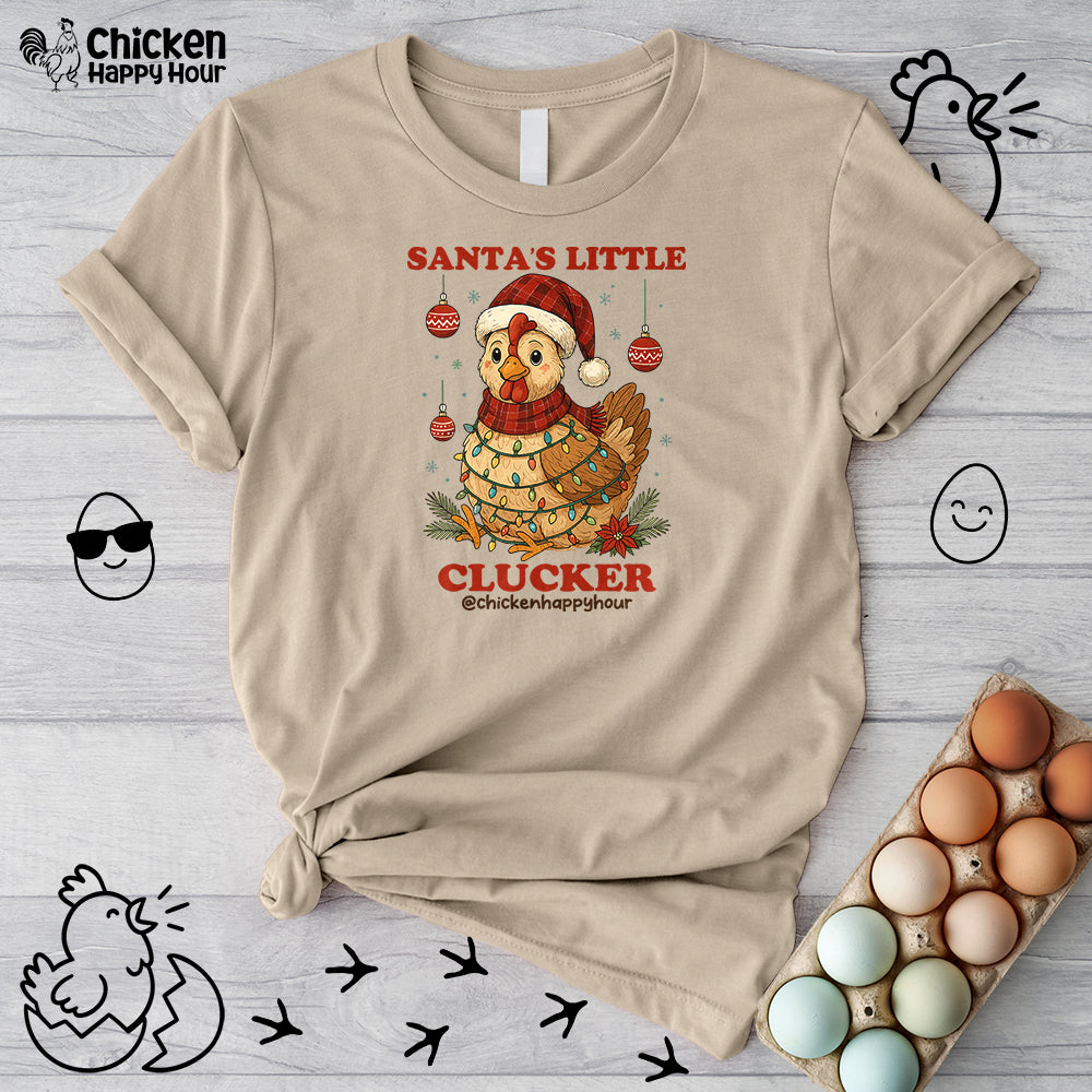 Santa’s Little Clucker Unisex Tee