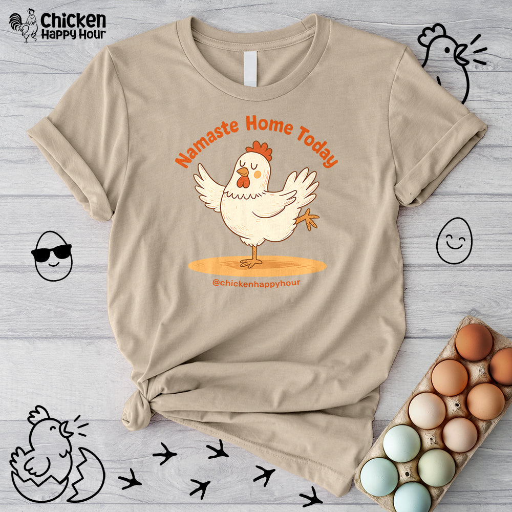 Namaste Cluck Unisex Tee