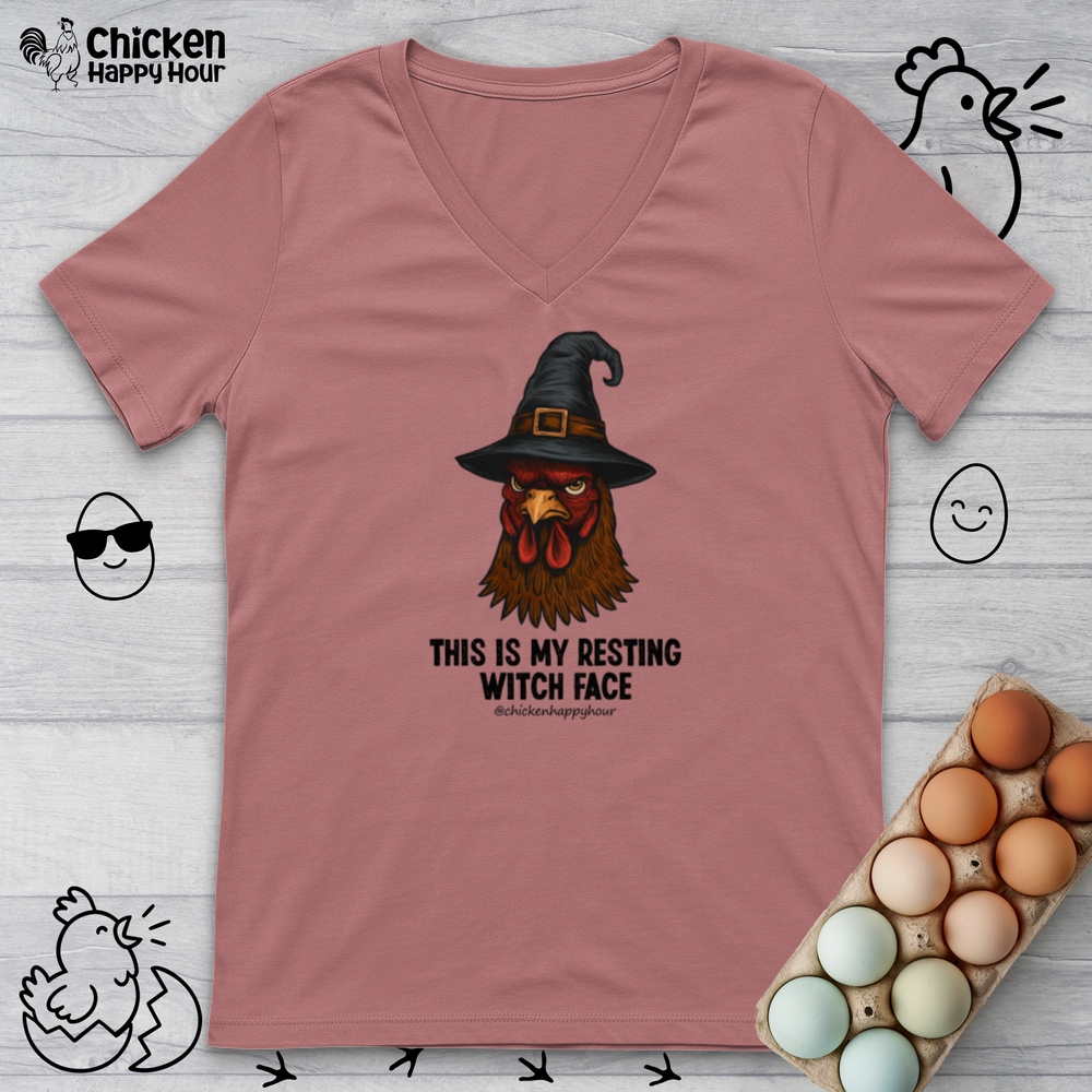 This Is My Resting Witch Face V-Neck Tee