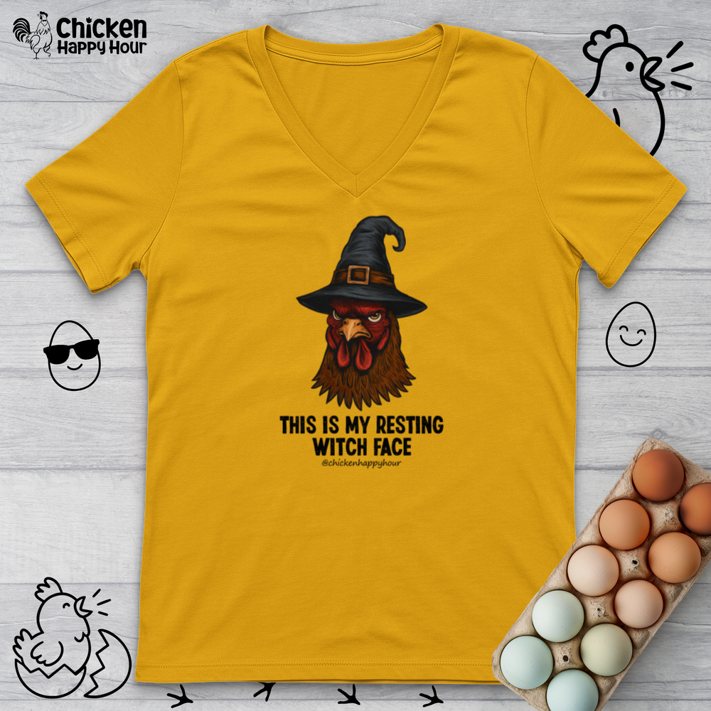 This Is My Resting Witch Face V-Neck Tee