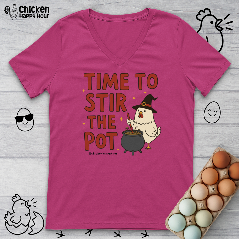 Time To Stir the Pot V-Neck Tee