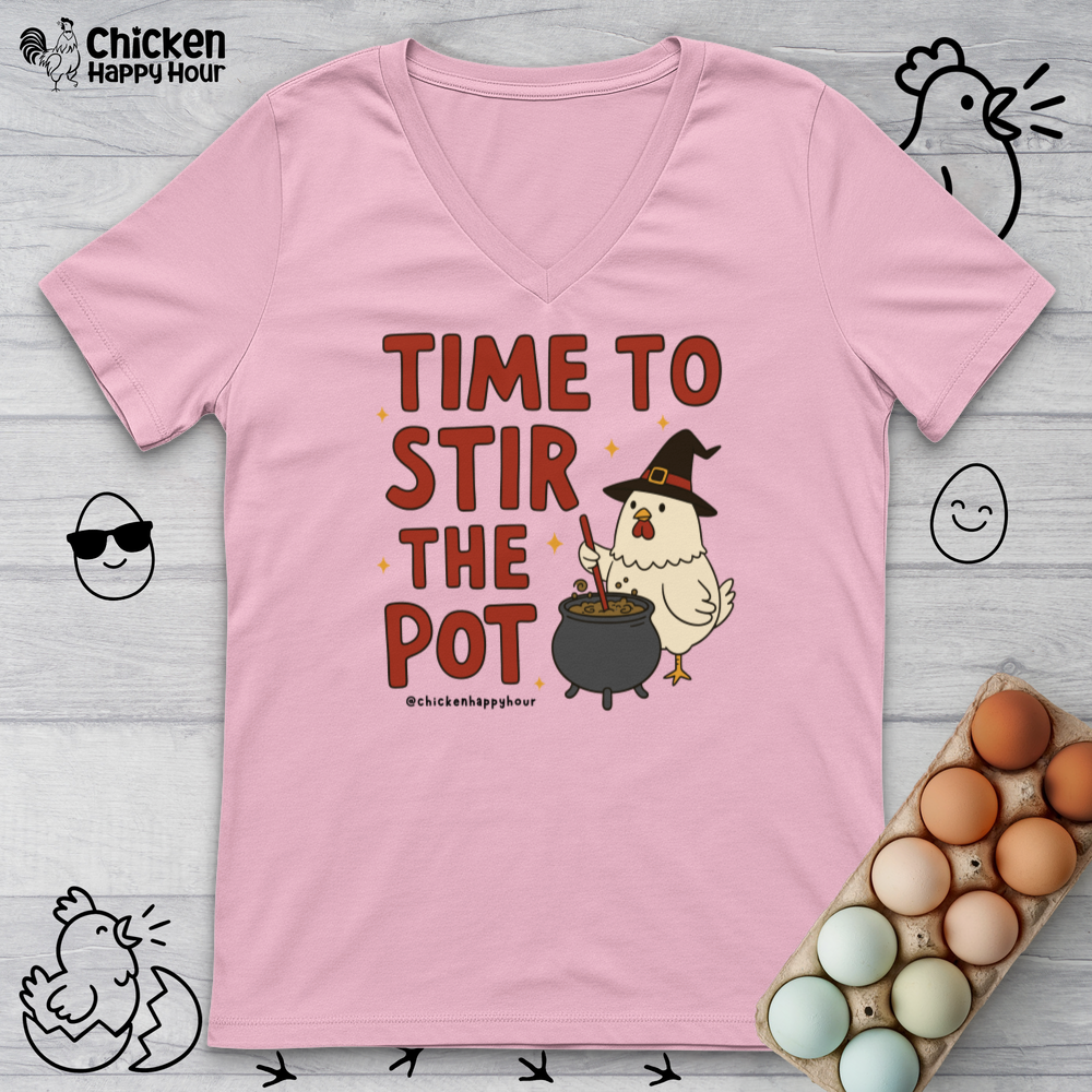 Time To Stir the Pot V-Neck Tee