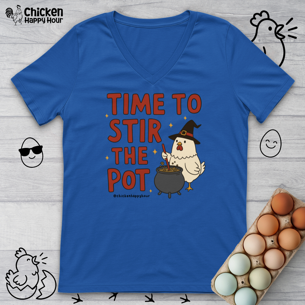 Time To Stir the Pot V-Neck Tee
