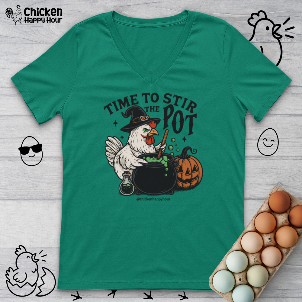 Time to Stir the Pot V-Neck Tee