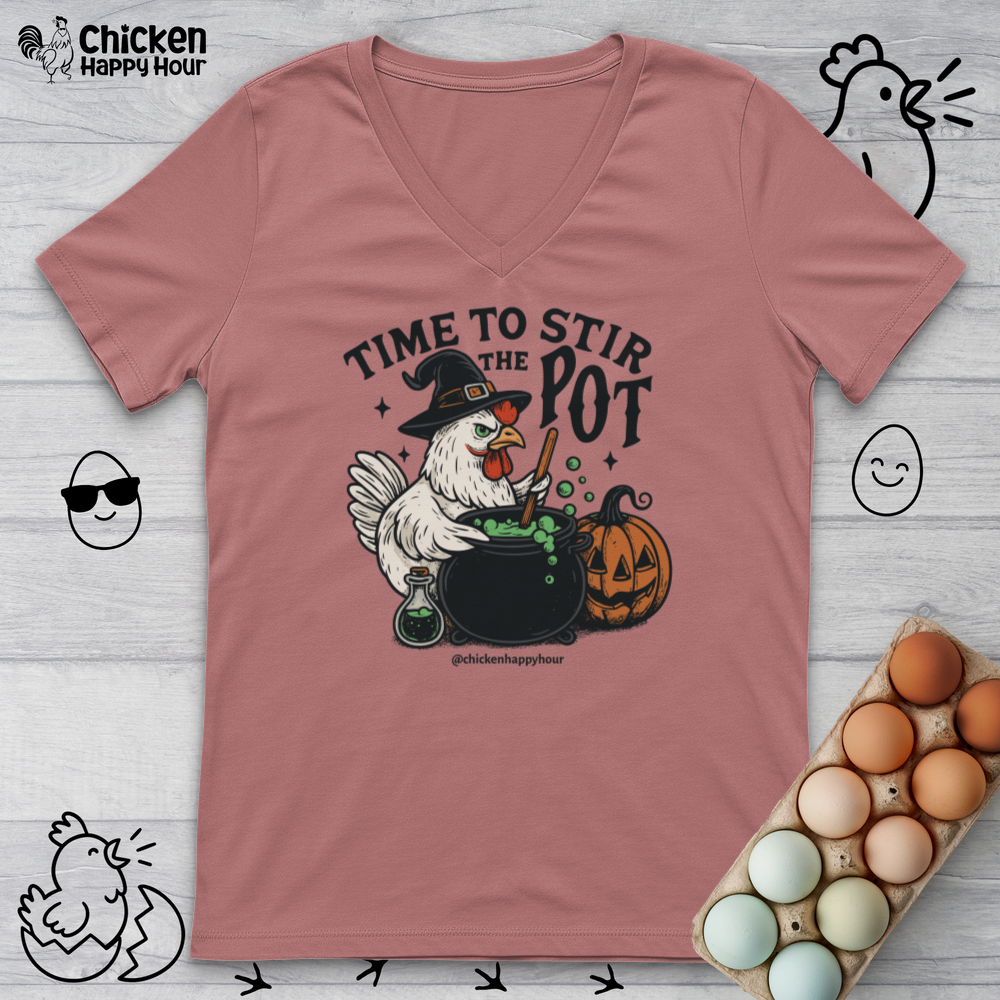 Time to Stir the Pot V-Neck Tee