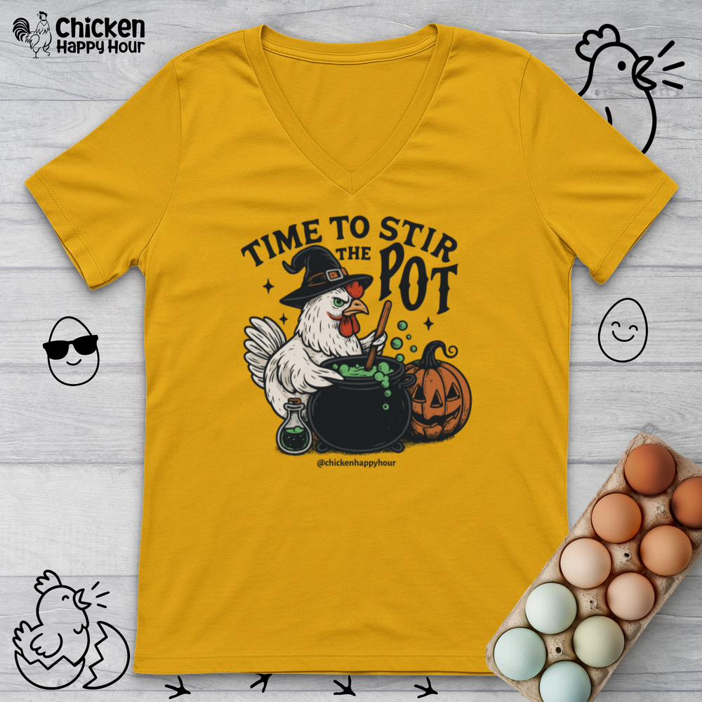 Time to Stir the Pot V-Neck Tee