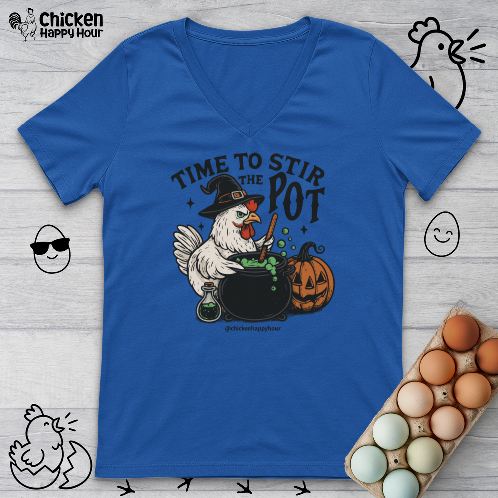 Time to Stir the Pot V-Neck Tee