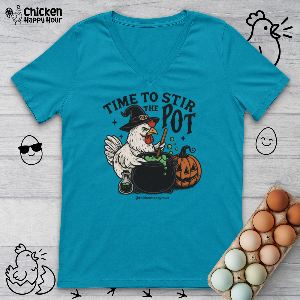 Time to Stir the Pot V-Neck Tee
