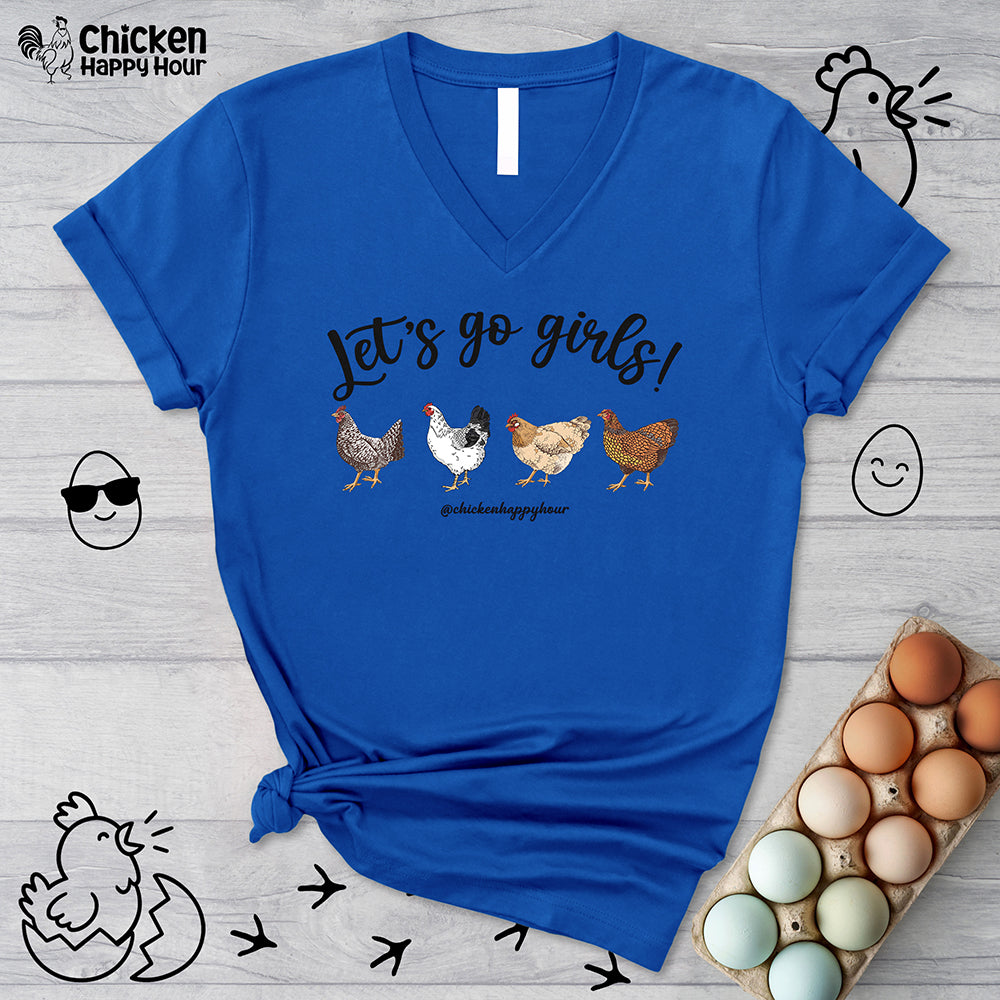 Let's Go Girls 2 V-Neck Tee