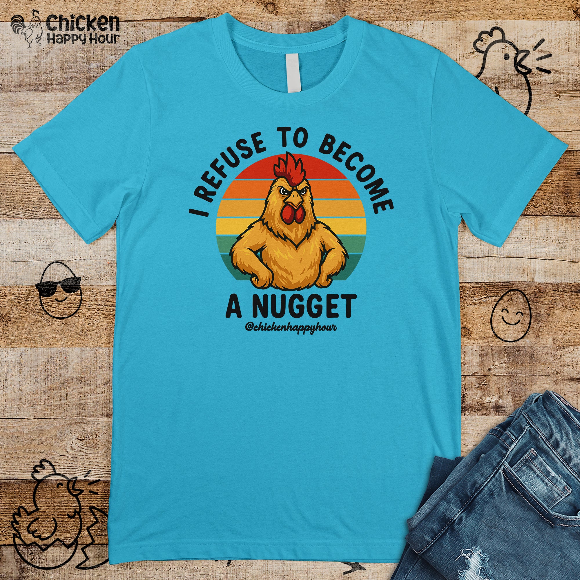 I Refuse To Become A Nugget Unisex Tee