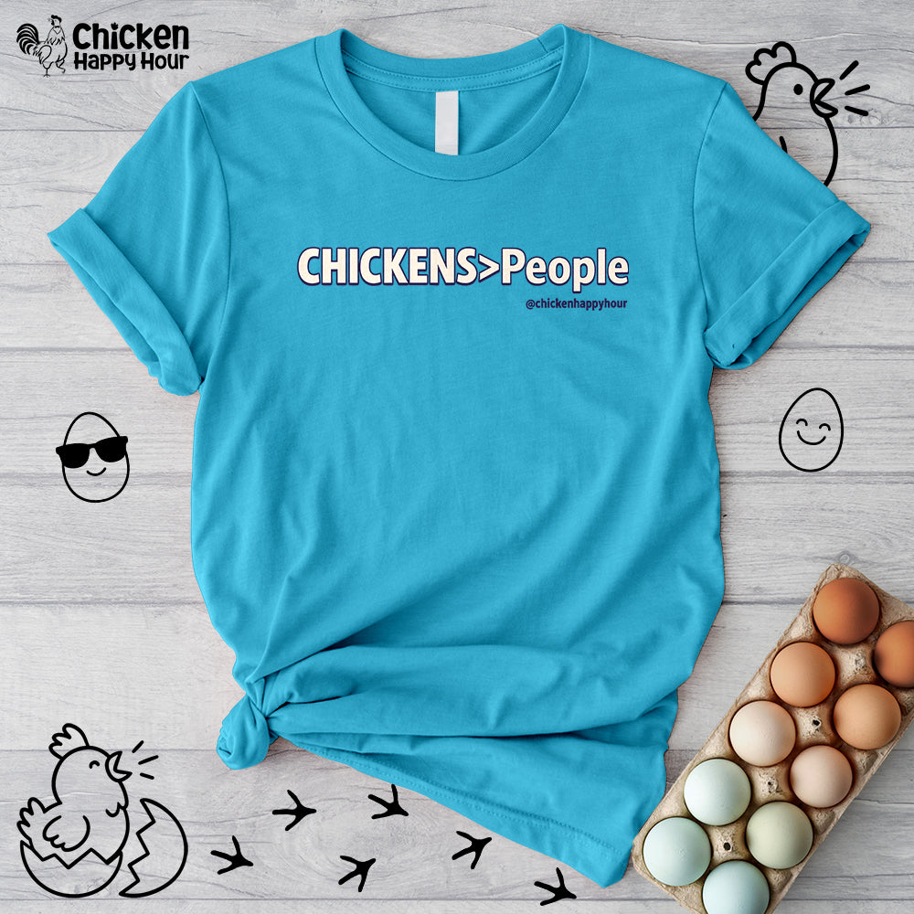 CHICKENS People Unisex Tee