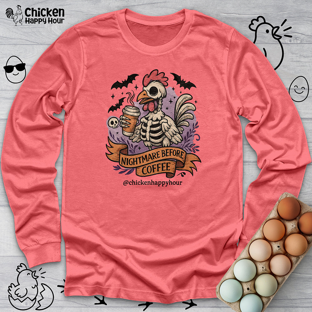 Nightmare Before Coffee Long Sleeve