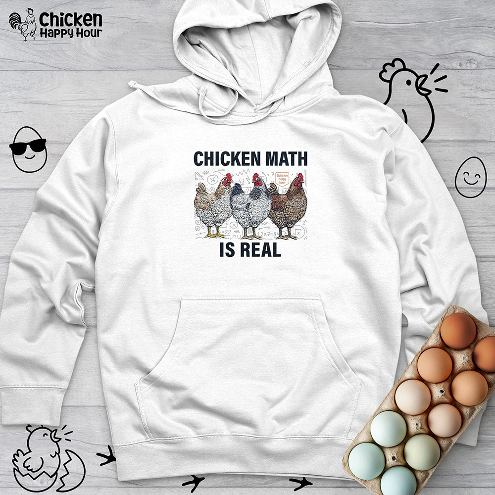 Chicken Math is Real Hooded Sweatshirt