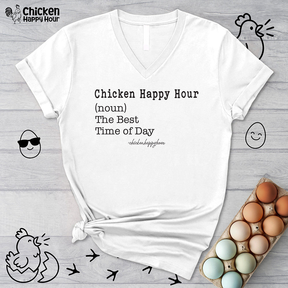 The Best Time of Day V-Neck Tee