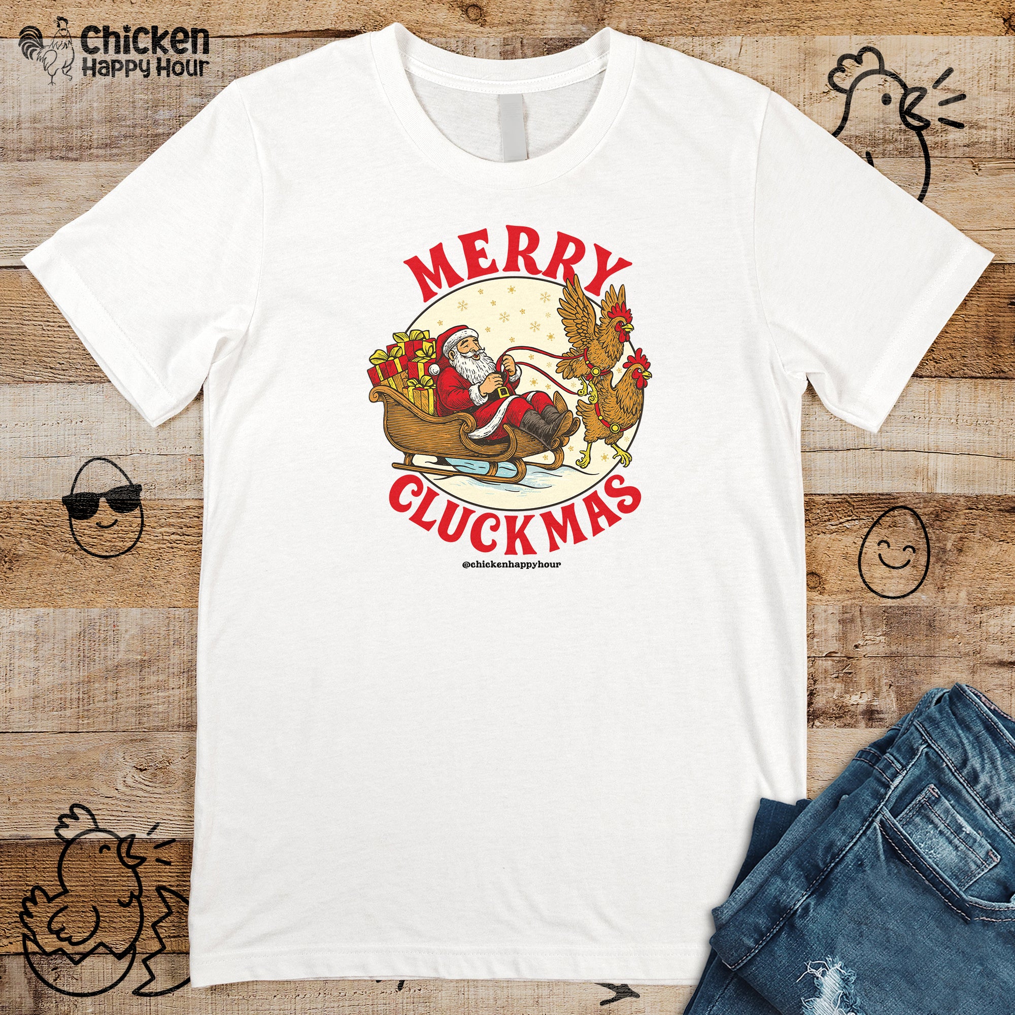 Merry Cluckmus Unisex Tee