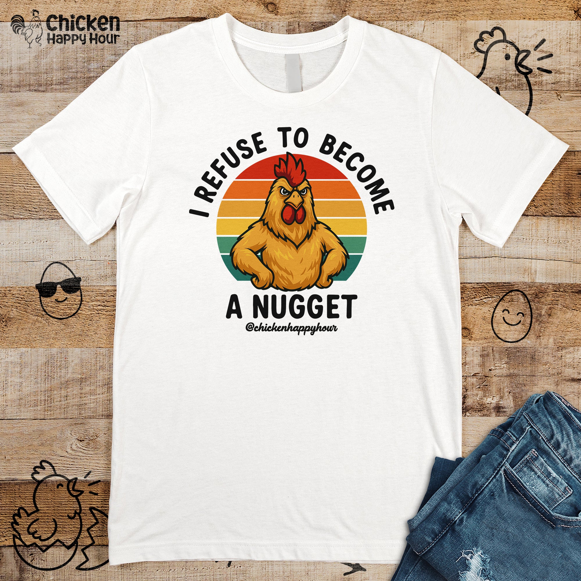I Refuse To Become A Nugget Unisex Tee